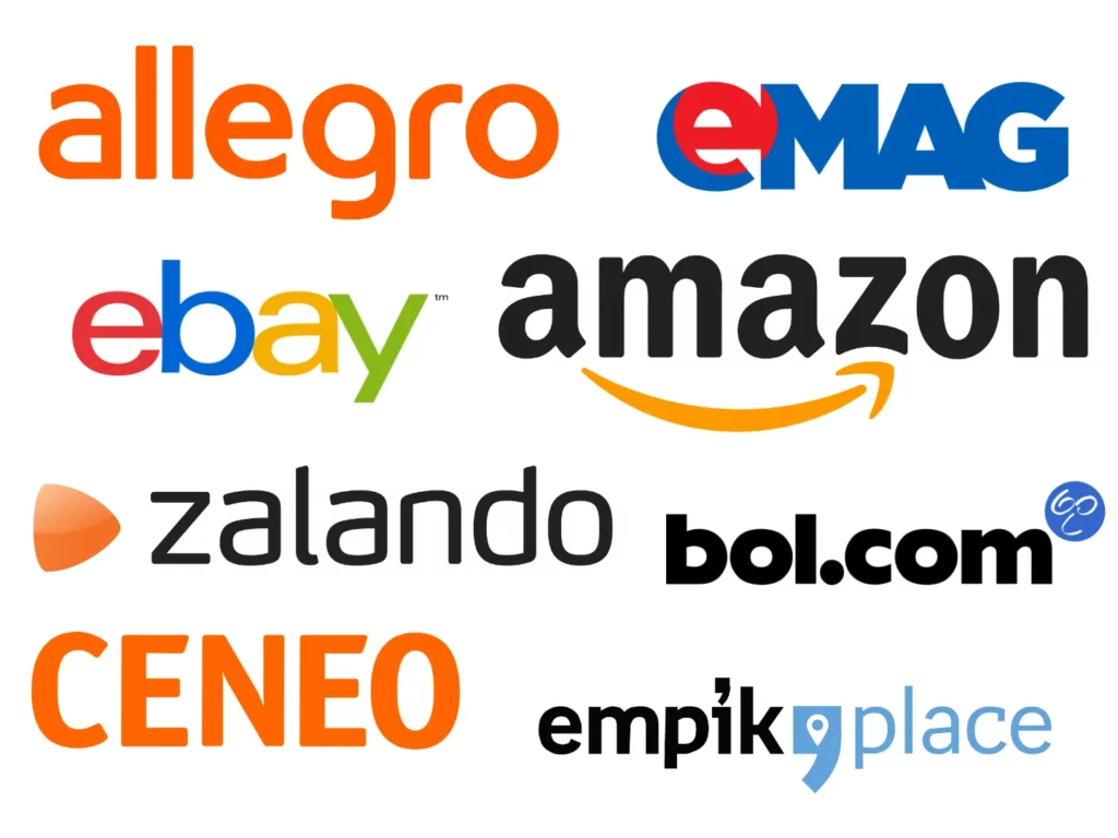 logotypy platform sprzedażowych