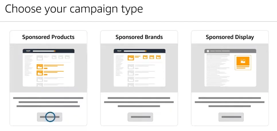 widok panelu ads amazon