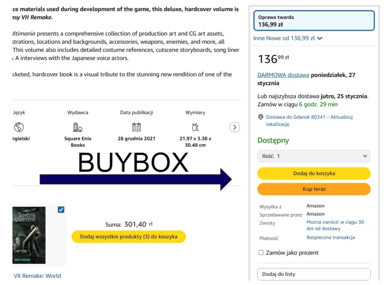 buybox amazon - widok 