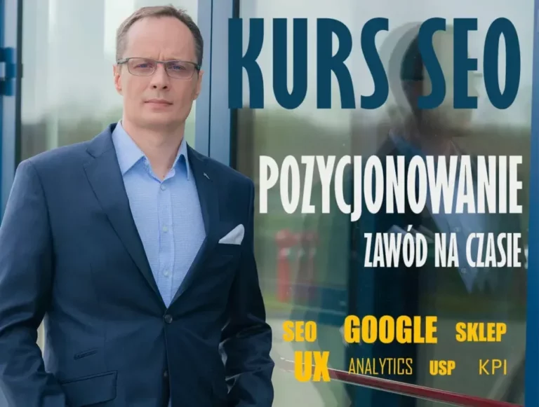 Tomasz Węsierski prowadzący kurs SEO